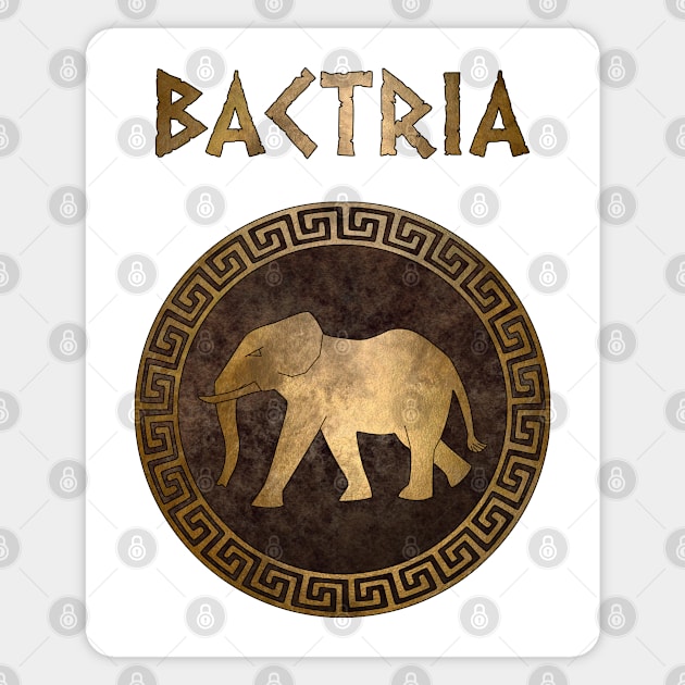 Bactria Ancient Indo-Greek Kingdom Symbol Magnet by AgemaApparel